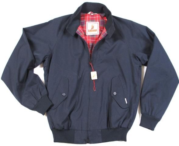 crew mens Baracuta G9 Harrington Jacket Navy 46R  