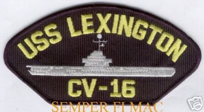 USS LEXINGTON CV16 CVA CVS PATCH NAS PENSACOLA CORPUS  