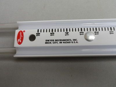 NEW DWYER 1227 FLEX TUBE MANOMETER DUAL RANGE U INCLINED  