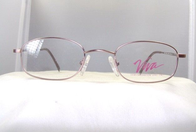 NEW VIVA 147 SMALL BROWN SQUARE EYEGLASS FRAME  