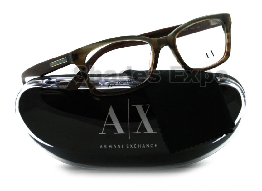 NEW Armani Exchange Eyeglasses AX 232 BROWN D9K AX232 AUTH  