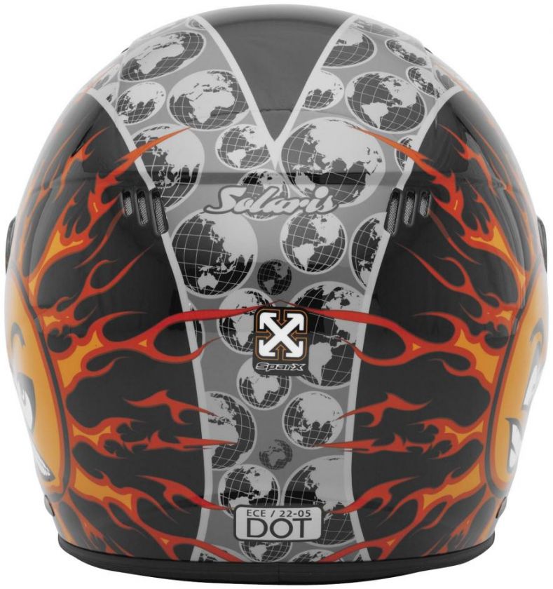 NEW Sparx FC 07 Sunny Daze Motorcycle Helmet M L XL XXL  