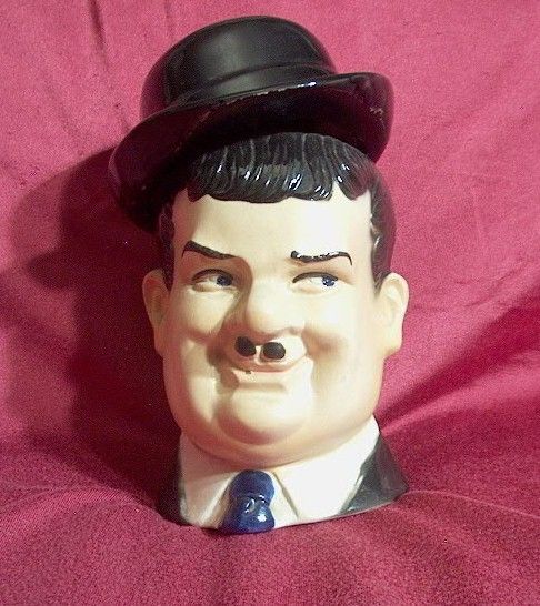 Ezra Brooks   Oliver Hardy Empty Liquor Bottle Only  