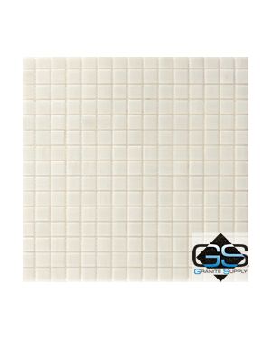 Iridescent Glass Mosaic Tile 13x13   Glacier White, Lot  