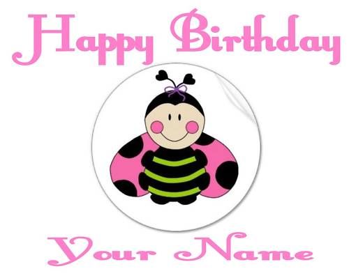 Oh So Sweet Ladybug   Edible Cake Topper   $3.00 ship  