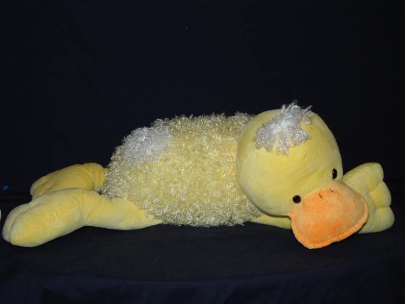 Big 3 feet Jumbo Yellow Easter Duck W/ 4 Legs?? Quack  