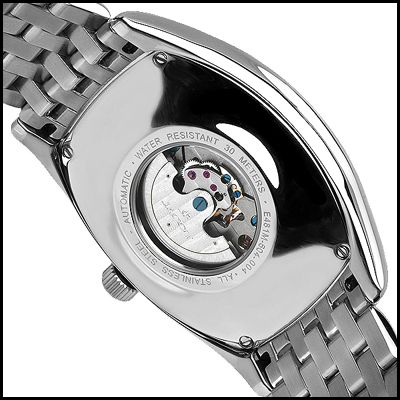 Jacot Gents Bruckner Automatic Big Date Stainless Steel Bracelet/Black 