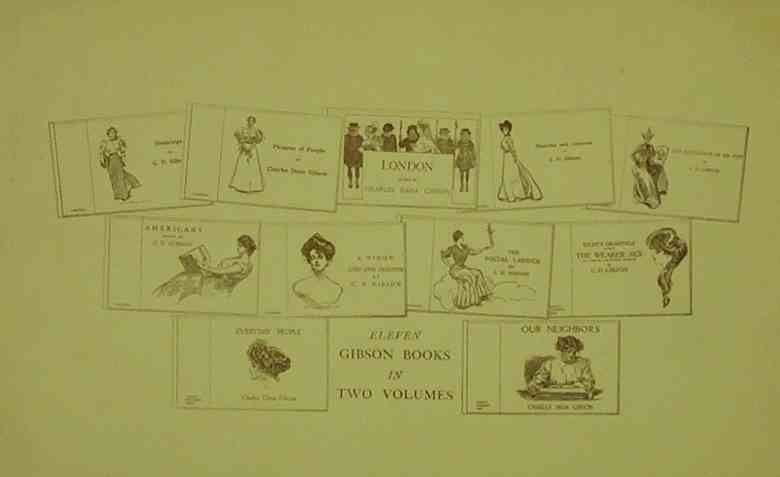 Charles Dana Gibson The Gibson Book Vol. I c. 1907  