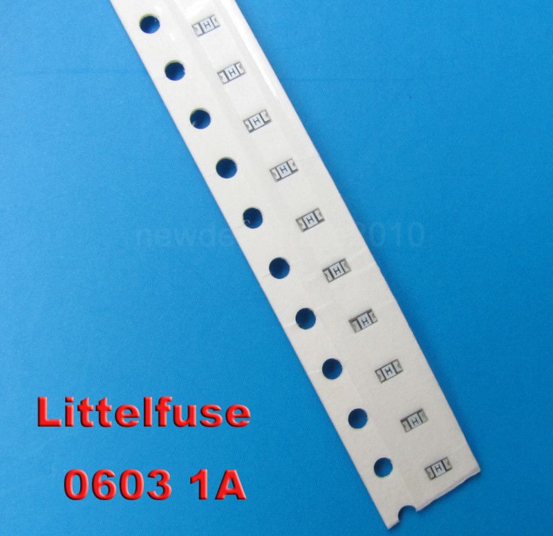 10Pcs Littelfuse SMD 0603 1A 1 Amp Fuse  