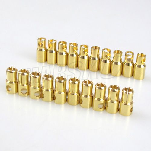 20X 6.0mm Gold Bullet Connector plug RC battery #745  