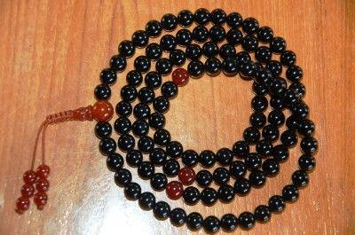 ONYX MALA 108 BEADS FOR MEDITATION  