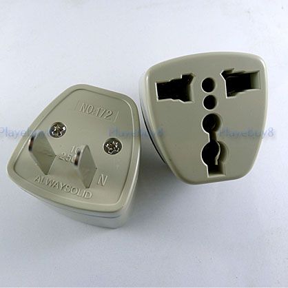   Universal EU UK AU AC to US Power Plug Adapter Adaptor 250V 10A  