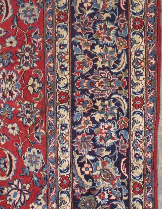 10x16 SEMI ANTIQUE PERSIAN ISFAHAN ORIENTAL AREA RUG  