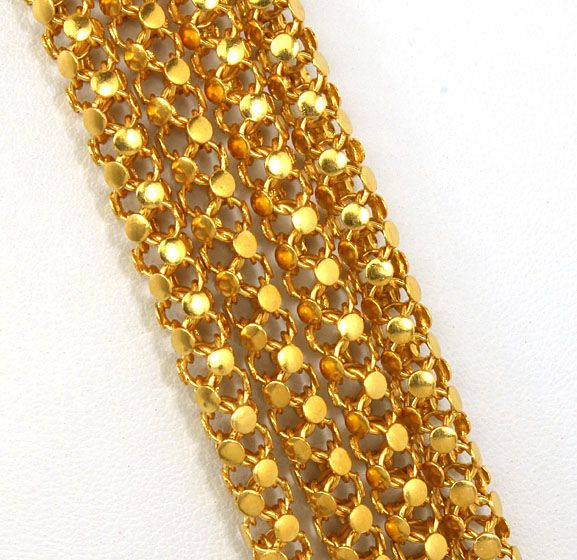 SUPER LONG 22K SOLID GOLD LADIES CHAIN NECKLACE   95.5  