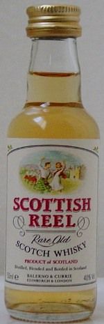 MINIATURE ~ SCOTTISH REEL RARE OLD SCOTCH WHISKY   Import  