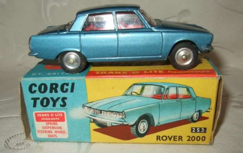 Vintage CORGI TOYS.ROVER 200.No 252.BOXED.EXCELLENT PLUS  