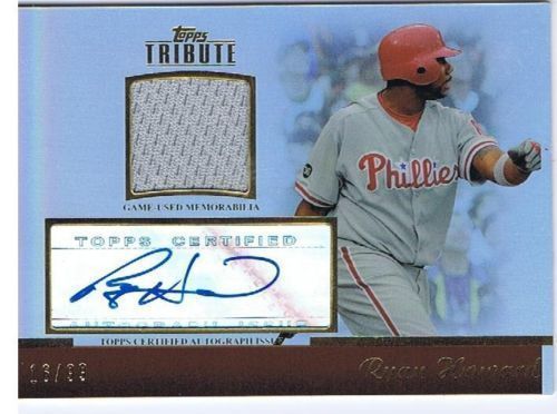 Ryan Howard 2011 Topps Tribute Auto/Jersey #/99 Phillies FREE SHIP 