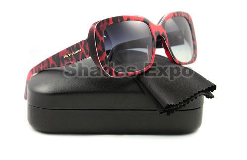 NEW DOLCE&GABBANA D&G SUNGLASSES DG 4101 RED 1752/8G  