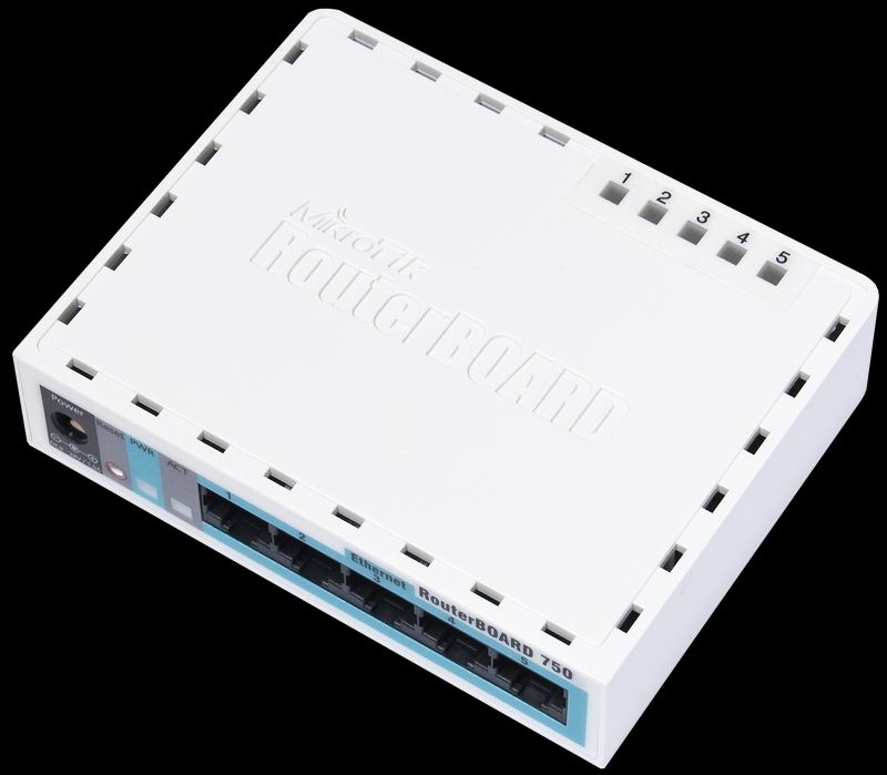 MIKROTIK Routerboard RB750 5xPORT LAN ROUTER (RB 750)  