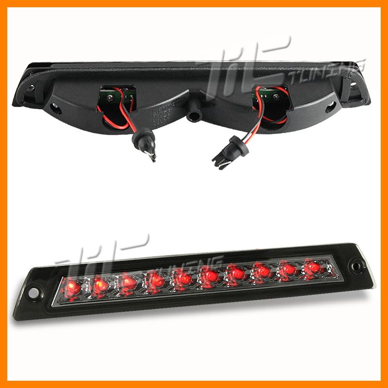 1987 1993 FORD MUSTANG BLACK HOUSING LED 3RD BRAKE LIGHT