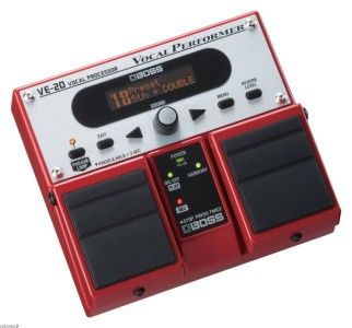 BOSS VE 20 Vocal Performer Twin Pedal Effects Stomp Box Authorized 