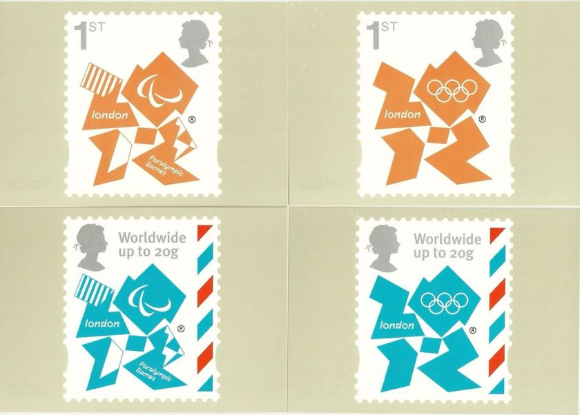 2012 Olympic & Paralympic Games Definitive PHQ CARDS No D32 Mint 