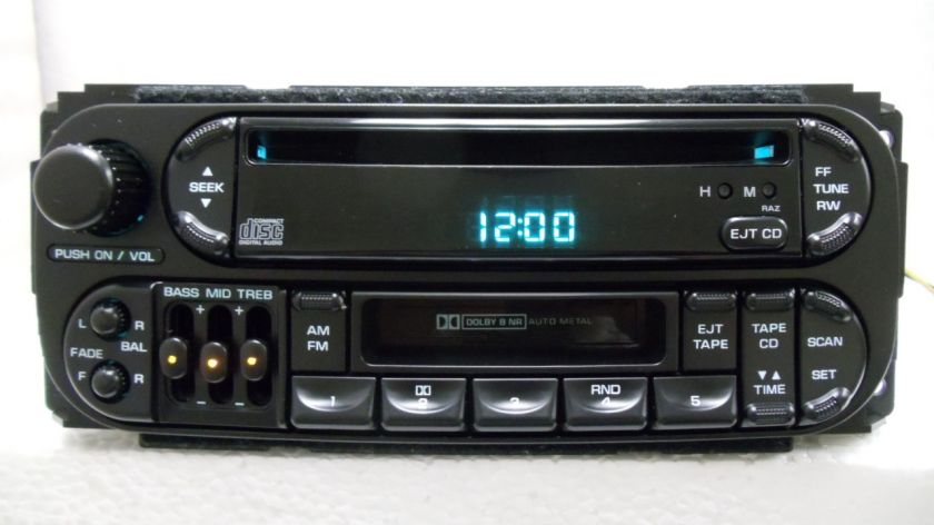 Dodge Avenger Jeep Chrysler Radio Tape CD Player 1998 1999 2000 2001 