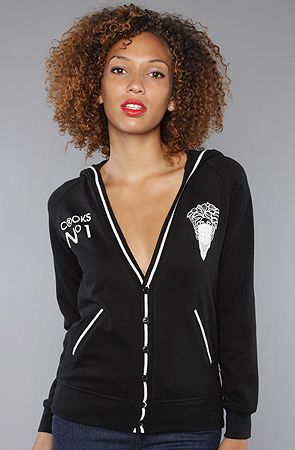 Crooks and Castles The No1 Crooks Cardigan Black  