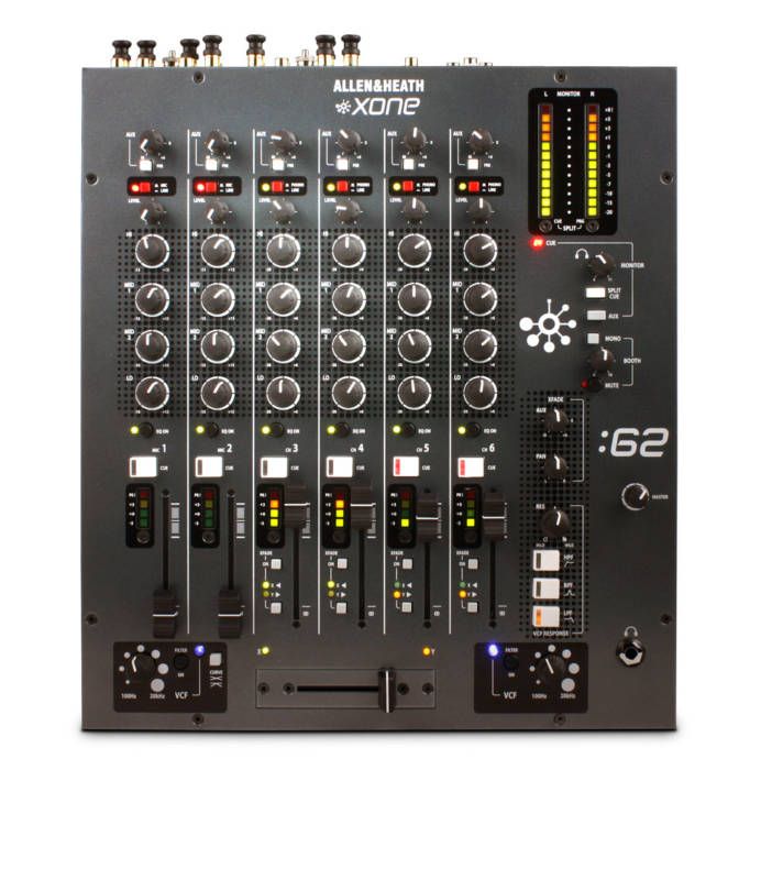 ALLEN & HEATH XONE62 XONE 62 262 DJ MIXER 6 CHANNEL  