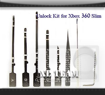 XCM X8 UNLOCK TOOL KIT T10 TORX FOR XBOX 360 SLIM CASE  