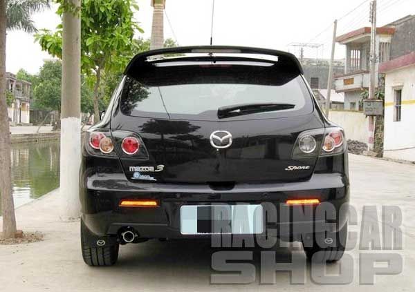 PAINTED MAZDA 3 HATCHBACK SP23 STYLE SPOILER LED  