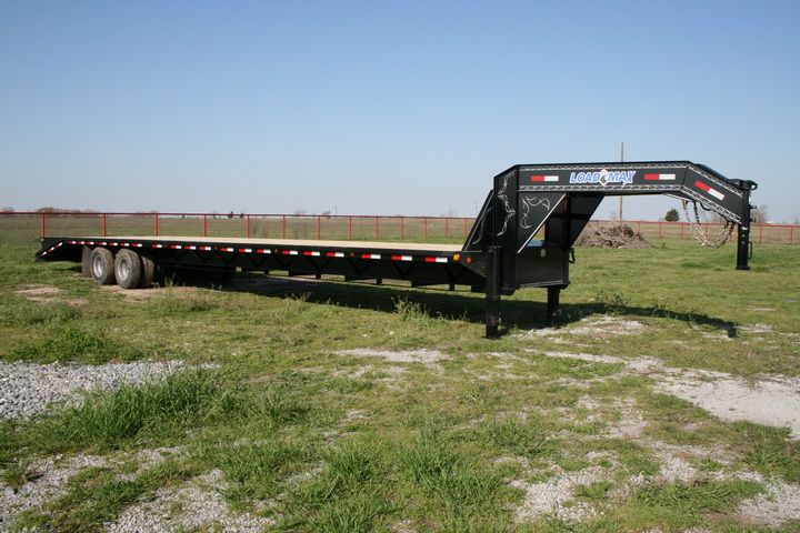 New 40 x 102 Heavy Duty Gooseneck Flatbed Trailer with 12K Axles 