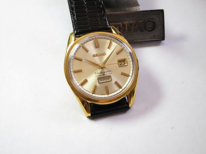 VINTAGE AUTO SEIKO 35j SEIKOMATIC 6218 8971 OCT 65  