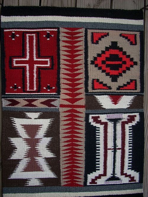 30 X 20 Navajo Sampler Rug by Pauline Wagoner  