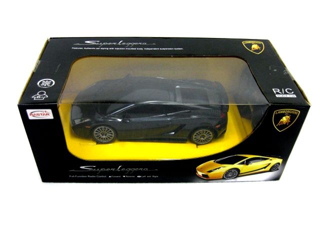 Brand New Rastar R/C Lamborghini Scale 1/24 27MHz BLK  