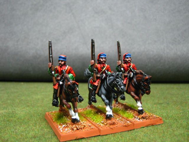 28mm WSS DPS painted French Dragoons FMFR008  