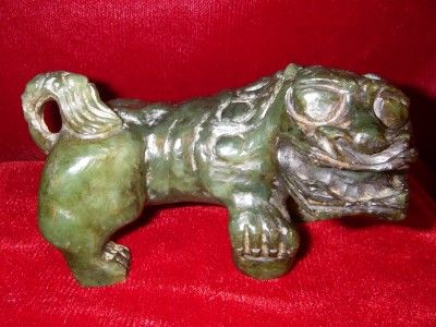 ANCIENT HAND CARVED JADE PALACE DOG NEOLITHIC PERIOD  