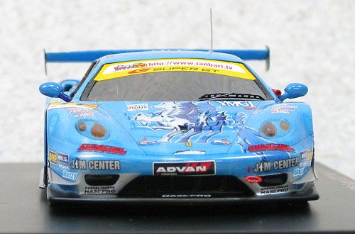 Ebbro 43953 Total Benefits Gym Center F360 Super GT 2007 ( Blue ) 1/43 