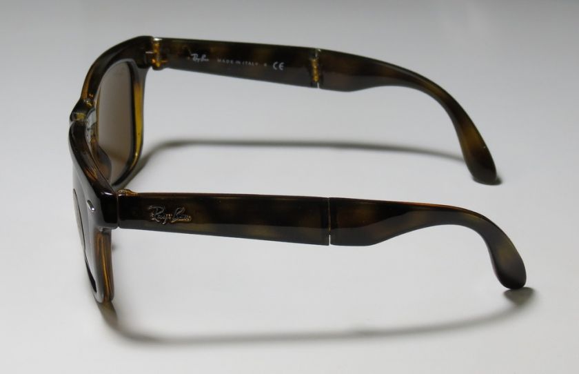 NEW RAY BAN 4105 FOLDING WAYFARER TORTOISE/BROWN SUNGLASS/SHADES 