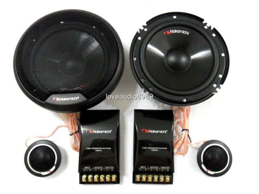 2011 Nakamichi SP CS65 240W 6.5 Component Car Speakers  