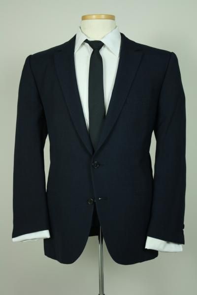 Vtg 60s Navy Check MAD MEN Blazer/Jacket Rat Pack 42 S