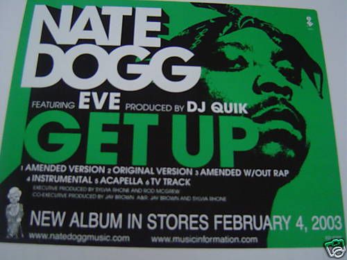 NATE DOGG FEAT EVE GET UP 12 DJ PROMO REMIXES  