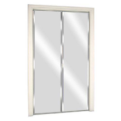 NEW ReliaBilt 24 x 78 1/8 Mirrored Interior Sliding Bedroom Closet 