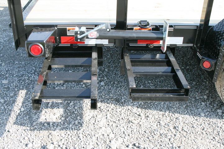 New 18 BumperPull Equipment Lowboy Trailer w/7K Axles  