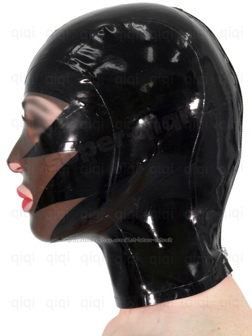   45mm mask/hood/costume/catsuit/suit/black/wear/totem/cool/smoke  