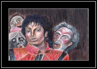 NC ART oswoa org painting michael jackson thriller  