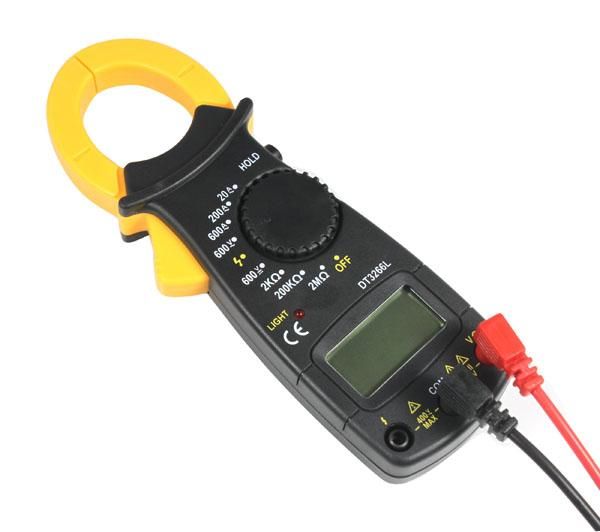   CLAMP Multimeter Electronic Resistor voltage Tester Meter  