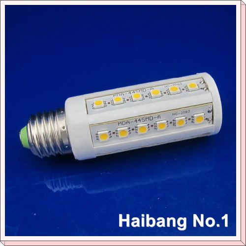 9W E27 44 LED SMD Corn Bulb Warm White Lamp 220 240V New  
