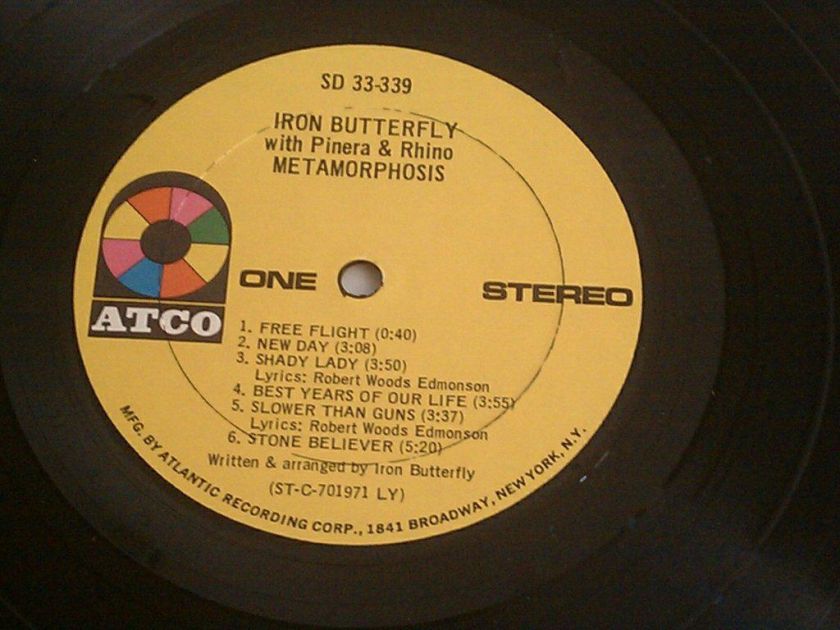 Iron Butterfly With Pinera* & Rhino* – Metamorphosis  