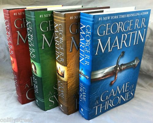 Game of Thrones HARDCOVER SET of Four George Martin  